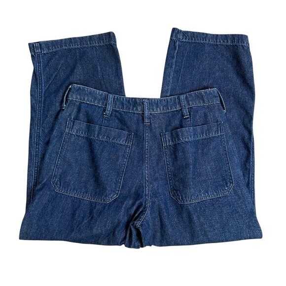 Lucky Brand Pleated Denim Cropped Jeans Size 27 - Picture 3 of 8